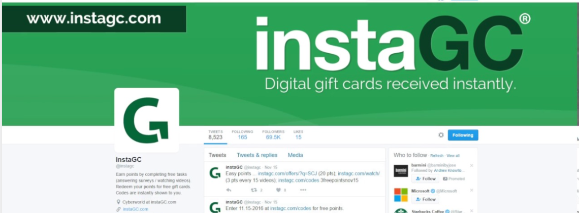 Sites Like InstaGC + Alternatives Canada